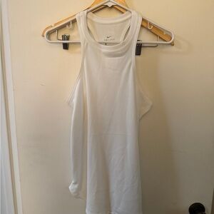 White Dri-Fit Nike tank top
